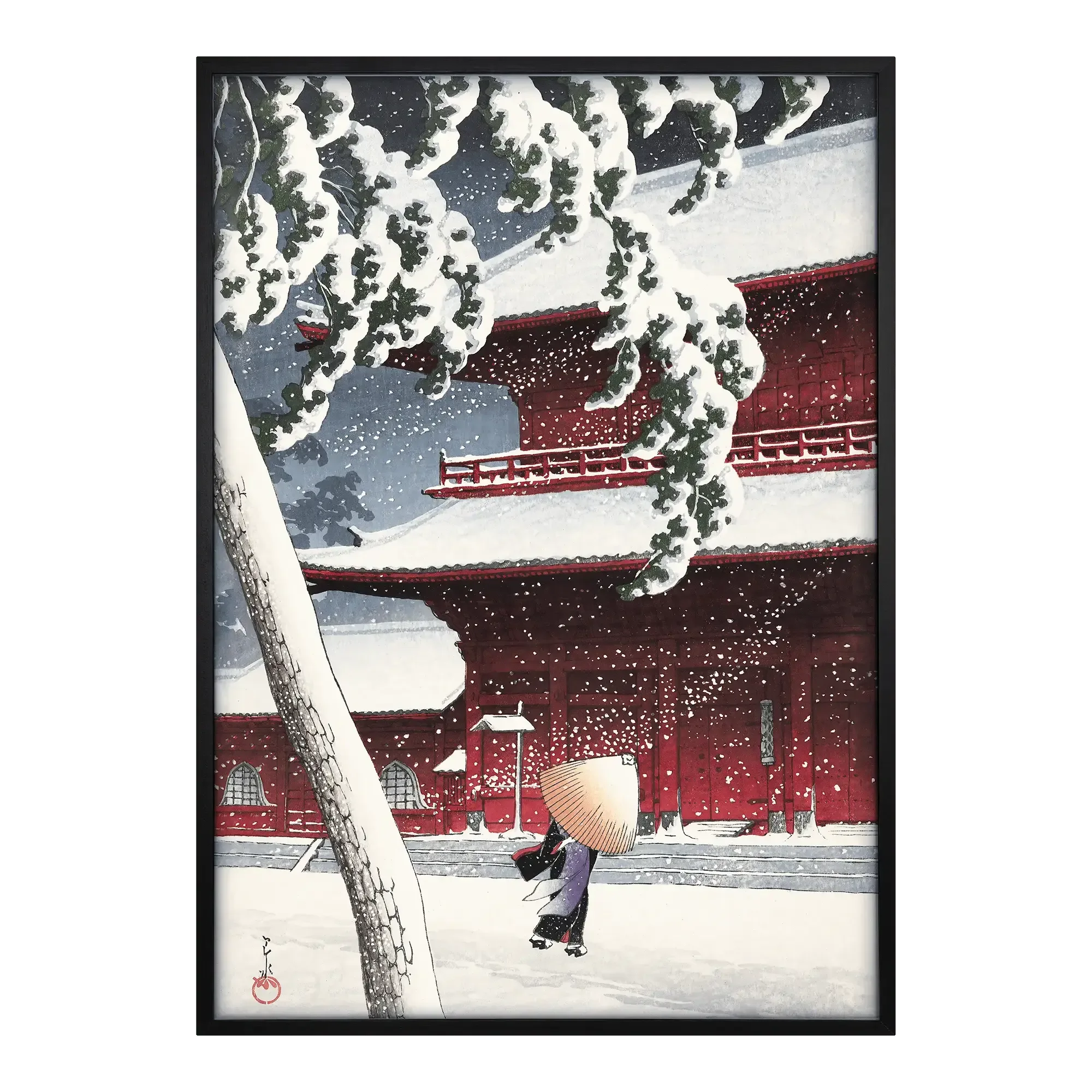 Zojoji Temple in Snow - House of Koyomi