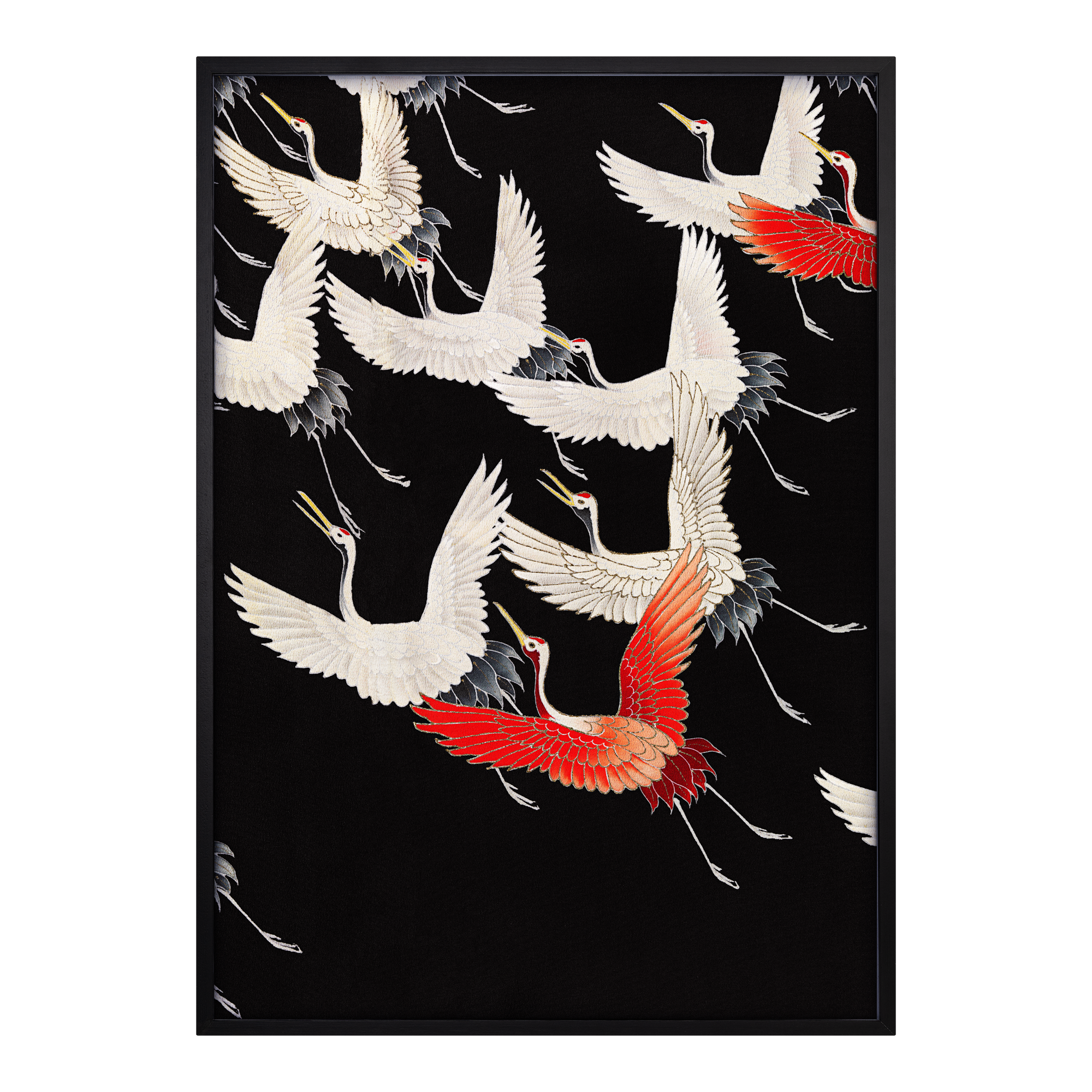 Myriad of flying Cranes Alfredssons