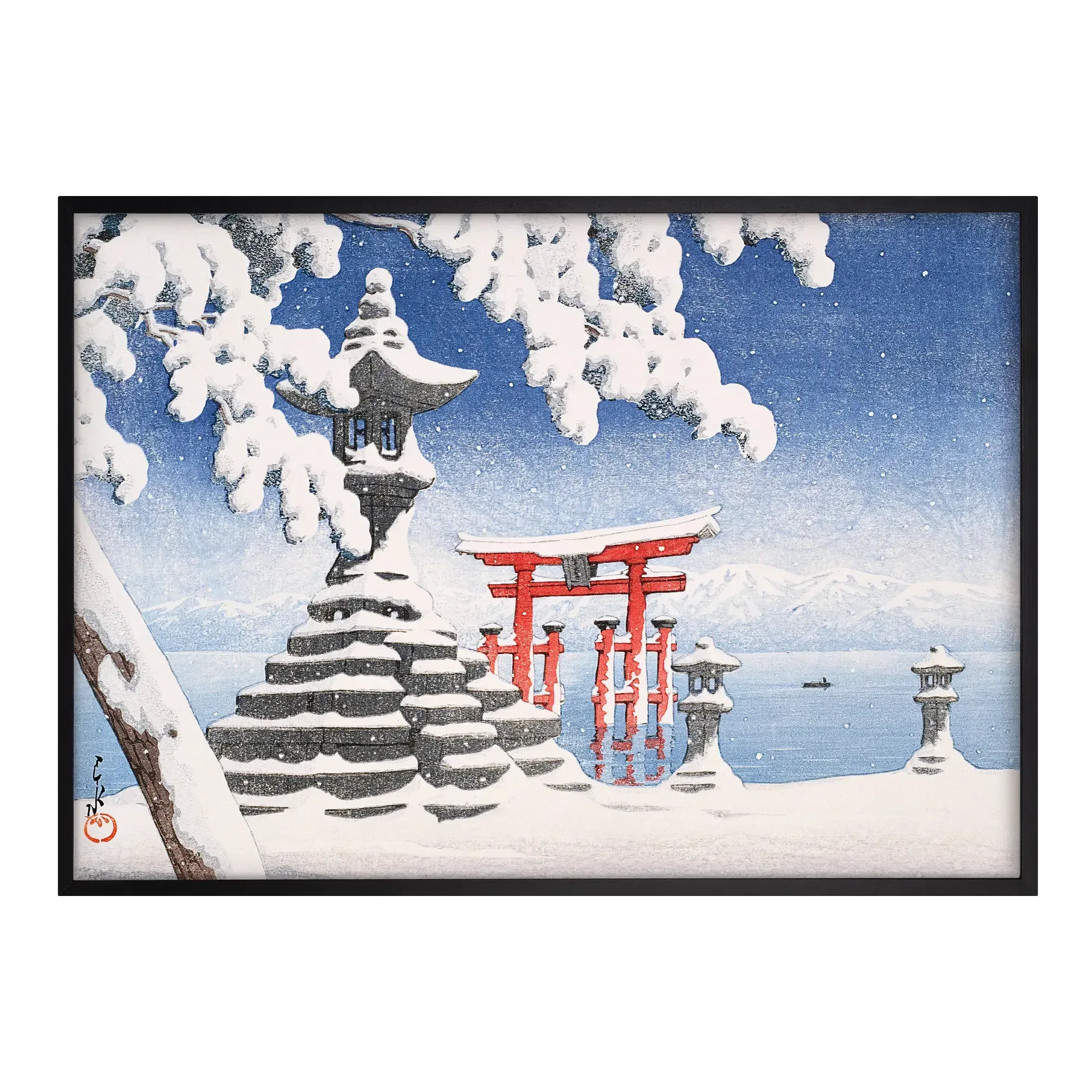 Snow at Itsukushima - House of Koyomi