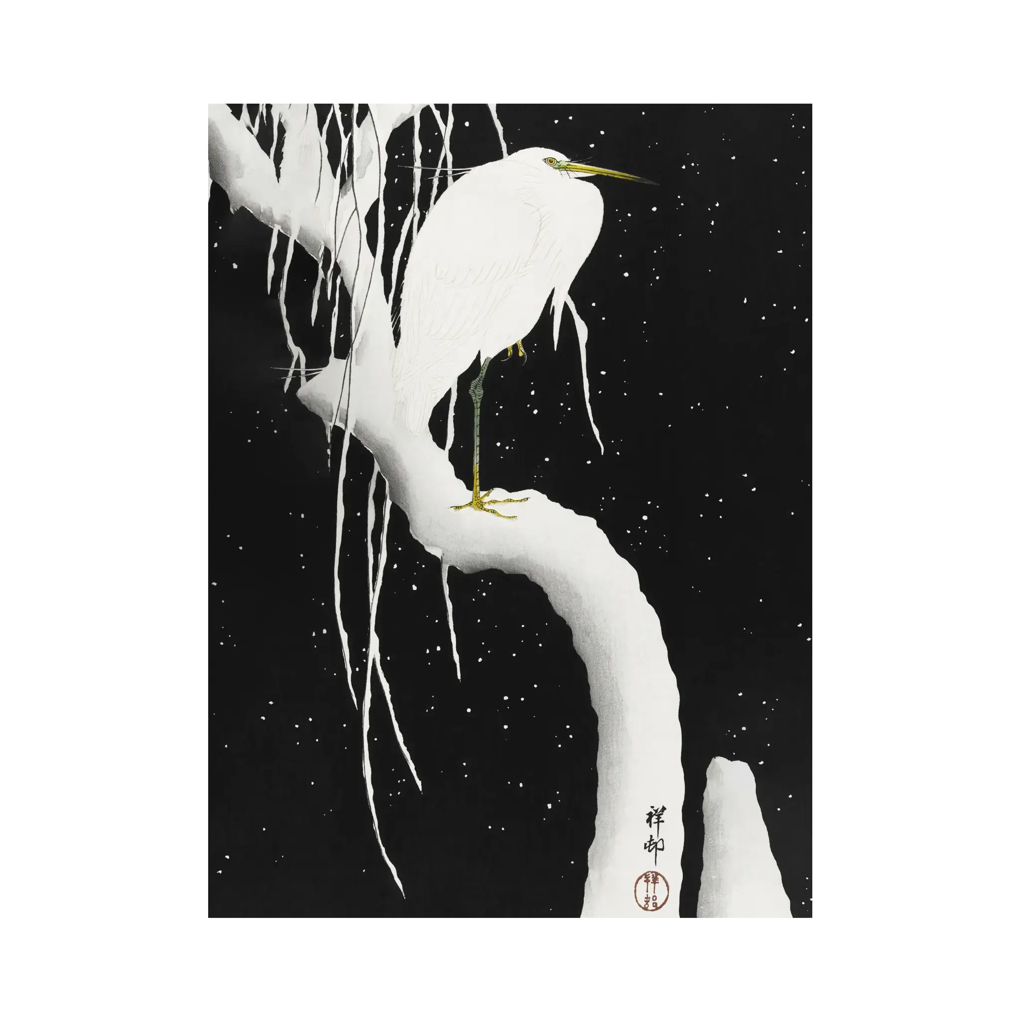 Heron in the Snow Artelo